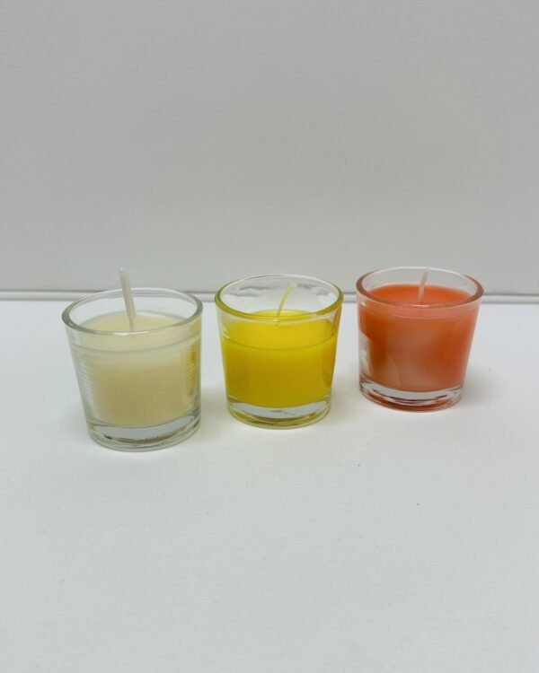 Vela em copo de vidro - Image 5